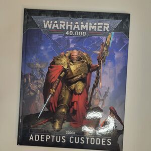 Warhammer 40,000 Codex Adeptus Custodes Hardcover New